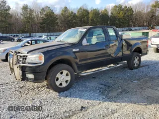 2005 Ford F-150 STX with VIN 1FTRX14WX5NA53841, listed as a Copart auction lot 89289015 with 243,460 mi miles and Salvage Title. Bid and sale history available at carsss.com. Image 1.