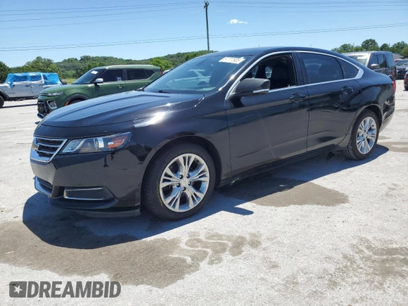 2015 Chevrolet Impala LT z VIN 2G1115SLXF9170508, wystawiony jako Copart lot #57777905 z przebiegiem 158 981 mil mil oraz Czysty tytuł • Clean title. Historia ofert i sprzedaży dostępna na DreamBid. Obrazek 1.