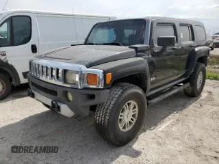 2008 Hummer H3 SUV with VIN 5GTEN13E688158594, listed as a Copart auction lot 73991674 with 0 mi miles and Salvage Title. Bid and sale history available at carsss.com. Image 1.