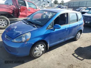 2007 Honda Fit with VIN JHMGD38487S057555, listed as a Copart auction lot 71265614 with 198,087 mi miles and Salvage Title. Bid and sale history available at carsss.com. Image 1.