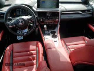 2020 Lexus RX 450h F Sport Performance with VIN 2T2YGMDA1LC043924, listed as a Copart auction lot 58921455 with 36,032 mi miles and Salvage title. Bid and sale history available at DreamBid. Image 8.
