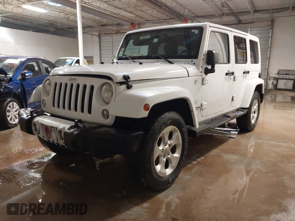 2014 Jeep Wrangler Unlimited Sahara with VIN 1C4BJWEG1EL326605, listed as a IAAI auction lot 41325037 with 135,824 mi miles. Bid and sale history available at carsss.com. Image 17.