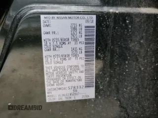 2019 Nissan Pathfinder SV z VIN 5N1DR2MM1KC578332, wystawiony jako Copart lot #51585115 z przebiegiem 113 522 mil mil oraz Szkoda całkowita • Salvage title. Historia ofert i sprzedaży dostępna na DreamBid. Obrazek 15.