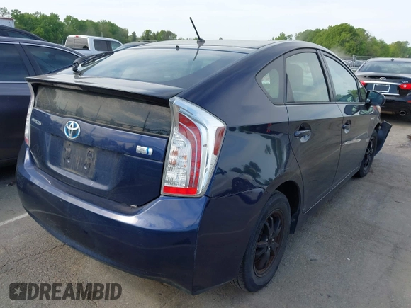 2015 Toyota Prius Four with VIN JTDKN3DU0F0479229, listed as a IAAI auction lot 42063782 with 203,501 mi miles and . Bid and sale history available at DreamBid. Image 4.
