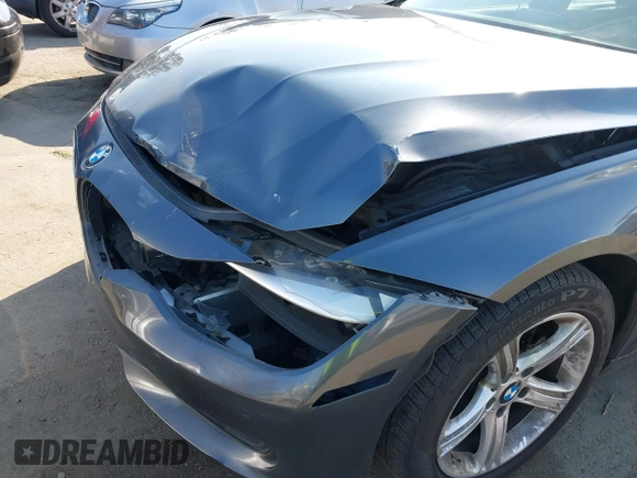 2015 BMW 3 Series 320i with VIN WBA3B1C55FK140317, listed as a IAAI auction lot 41434306 with 120,627 mi miles. Bid and sale history available at carsss.com. Image 6.