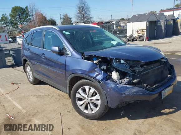 2013 Honda CR-V EX-L with VIN 2HKRM3H74DH513193, listed as a IAAI auction lot 41781093 with 94,003 mi miles and . Bid and sale history available at DreamBid. Image 1.