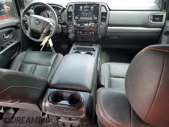 2021 Nissan Titan Pro-4X с VIN 1N6AA1FB7MN512375, выставлен на аукционе Copart как лот 58006765 с пробегом 36 959 миль миль и Списание • Salvage title. История ставок и продаж доступна на DreamBid. Изображение 8.