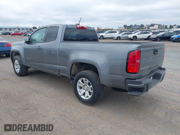 2022 Chevrolet Colorado 2WD LT with VIN 1GCHSCEA0N1157349, listed as a IAAI auction lot 42191563 with 55,944 mi miles and . Bid and sale history available at DreamBid. Image 3.