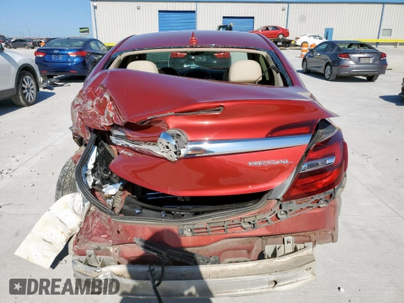 2014 Buick Regal Premium I with VIN 2G4GM5ER0E9274430, listed as a Copart auction lot 62279325 with 105,278 mi miles and Salvage title. Bid and sale history available at DreamBid. Image 6.