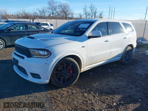 2018 Dodge Durango SRT with VIN 1C4SDJGJ7JC416340, listed as a IAAI auction lot 41624742 with 116,475 mi miles and . Bid and sale history available at DreamBid. Image 19.