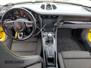 2019 Porsche 911 Carrera with VIN WP0AA2A93KS104130, listed as a Copart auction lot 74733714 with 43,418 mi miles and Salvage Title. Bid and sale history available at carsss.com. Image 8.