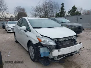 2011 Toyota Prius I with VIN JTDKN3DU4B0320191, listed as a IAAI auction lot 42001220 with 195,180 mi miles. Bid and sale history available at carsss.com. Image 1.