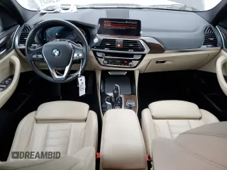 2020 BMW X3 xDrive30i z VIN 5UXTY5C0XL9B89692, wystawiony jako Copart lot #43006555 z przebiegiem 44 757 mil mil oraz Szkody całkowita. Historia ofert i sprzedaży dostępna na DreamBid. Obrazek 8.