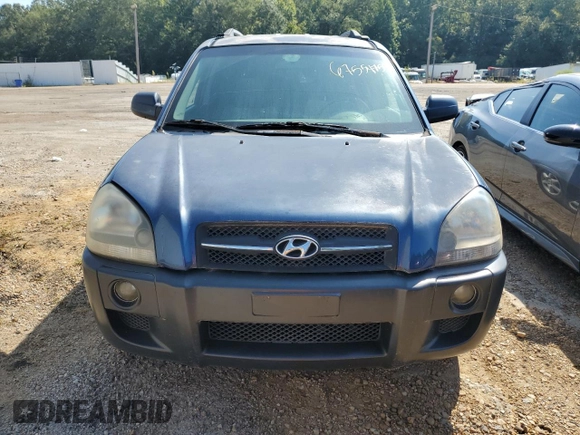 2005 Hyundai Tucson GLS with VIN KM8JN12DX5U052209, listed as a Copart auction lot 78738093 with 130,287 mi miles and Non Repairable. Bid and sale history available at carsss.com. Image 5.