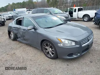 2014 Nissan Maxima SV with VIN 1N4AA5AP5EC448076, listed as a IAAI auction lot 41843434 with 133,761 mi miles and . Bid and sale history available at DreamBid. Image 1.