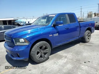 2014 Ram 1500 Sport with VIN 1C6RR7HT8ES460451, listed as a Copart auction lot 66576345 with 109,084 mi miles and Clean title. Bid and sale history available at DreamBid. Image 1.