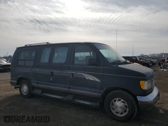 1995 Ford Econoline Cargo with VIN 1FDEE14N2SHA25954, listed as a Copart auction lot 44101475 with 191,730 mi miles and Salvage Title. Bid and sale history available at carsss.com. Image 4.