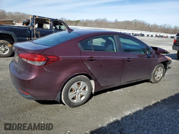 2017 Kia Forte LX with VIN 3KPFK4A73HE074183, listed as a Copart auction lot 45463825 with 112,434 mi miles and Salvage Title. Bid and sale history available at carsss.com. Image 3.