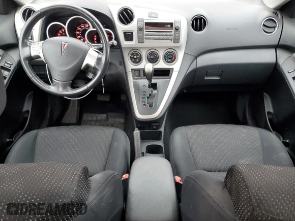 2009 Pontiac Vibe with VIN 5Y2SM67059Z458535, listed as a Copart auction lot 72076374 with 189,772 mi miles and Salvage Title. Bid and sale history available at carsss.com. Image 8.