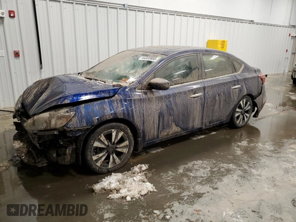 2019 Nissan Sentra SV with VIN 3N1AB7AP6KY434051, listed as a Copart auction lot 44333885 with 65,566 mi miles and Salvage Title. Bid and sale history available at DreamBid. Image 1.