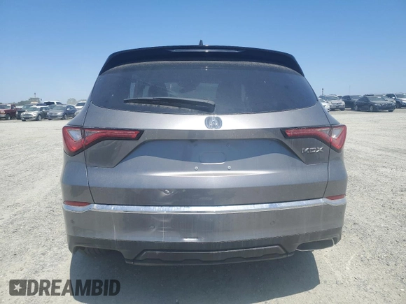 2023 Acura MDX Technology with VIN 5J8YD9H47PL006097, listed as a Copart auction lot 56002925 with Not provided miles and Salvage title. Bid and sale history available at DreamBid. Image 6.
