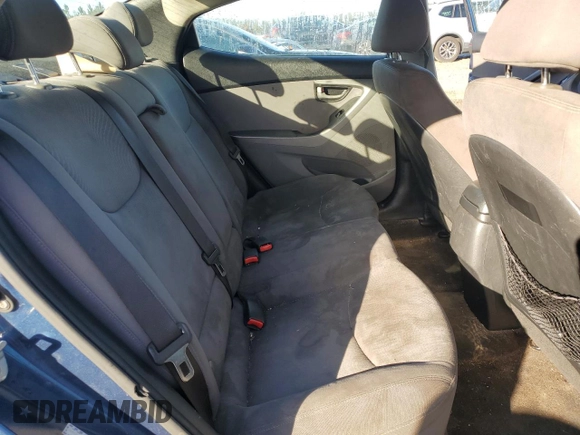 2016 Hyundai Elantra Limited with VIN KMHDH4AE4GU541580, listed as a Copart auction lot 86795274 with 141,160 mi miles and Salvage Title. Bid and sale history available at carsss.com. Image 10.