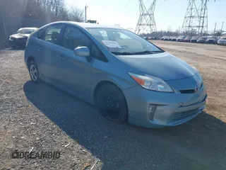 2014 Toyota Prius Four with VIN JTDKN3DU2E1810157, listed as a IAAI auction lot 41758881 with 117,414 mi miles. Bid and sale history available at carsss.com. Image 1.