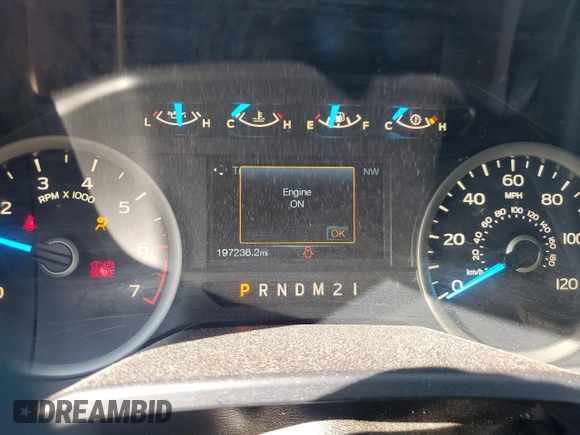 2016 Ford F-150 XL with VIN 1FTEW1CFXGKD14845, listed as a Copart auction lot 60983275 with 197,236 mi miles and Clean title. Bid and sale history available at DreamBid. Image 9.