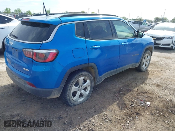 2018 Jeep Compass Latitude with VIN 3C4NJCBB9JT420489, listed as a IAAI auction lot 42021169 with 130,630 mi miles and . Bid and sale history available at DreamBid. Image 4.