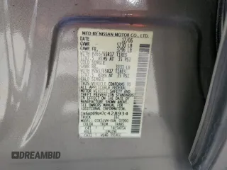 2007 Nissan Frontier SE with VIN 1N6AD09U47C428934, listed as a Copart auction lot 51522874 with 207,195 mi miles and Salvage title. Bid and sale history available at DreamBid. Image 12.