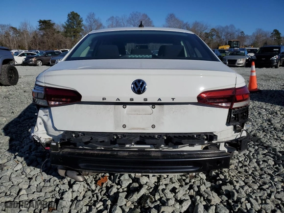 2021 Volkswagen Passat 2.0T S with VIN 1VWAA7A34MC017825, listed as a Copart auction lot 86166634 with 24,679 mi miles and Salvage Title. Bid and sale history available at carsss.com. Image 6.