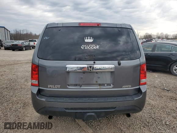 2013 Honda Pilot LX with VIN 5FNYF4H21DB044322, listed as a Copart auction lot 53721415 with 182,107 mi miles and Clean Title. Bid and sale history available at carsss.com. Image 6.