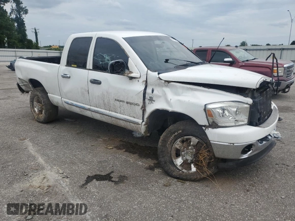 2006 Dodge Ram 2500 SLT with VIN 1D7KS28C56J171641, listed as a Copart auction lot 64175454 with 127,197 mi miles and Salvage Title. Bid and sale history available at carsss.com. Image 4.