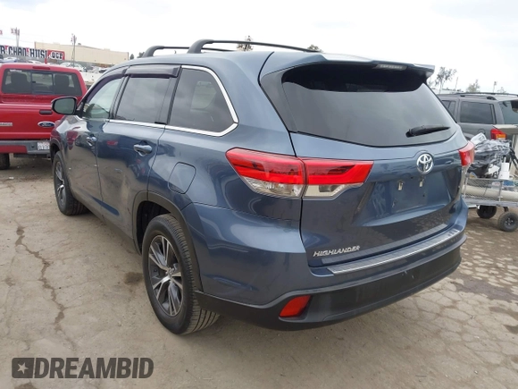 2019 Toyota Highlander LE z VIN 5TDZARFH2KS051554, wystawiony jako IAAI lot #42185481 z przebiegiem 206 754 mil mil oraz . Historia ofert i sprzedaży dostępna na DreamBid. Obrazek 3.