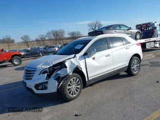 2017 Cadillac XT5 Luxury AWD with VIN 1GYKNDRS0HZ183231, listed as a IAAI auction lot 41769358 with 126,263 mi miles and . Bid and sale history available at carsss.com. Image 2.