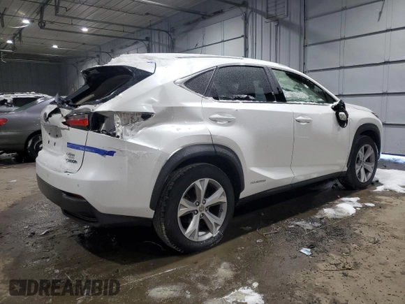 2017 Lexus NX 300h with VIN JTJBJRBZ6H2065065, listed as a Copart auction lot 88022715 with 169,450 mi miles and Salvage Title. Bid and sale history available at DreamBid. Image 3.