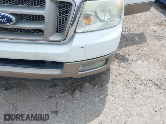 2005 Ford F-150 XLT with VIN 1FTPW12535KD49015, listed as a IAAI auction lot 42406376 with 287,458 mi miles and . Bid and sale history available at DreamBid. Image 6.