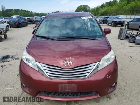 2016 Toyota Sienna XLE with VIN 5TDYK3DC4GS734554, listed as a Copart auction lot 54354815 with 58,506 mi miles and Salvage Title. Bid and sale history available at DreamBid. Image 5.
