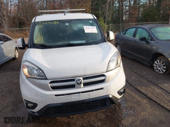 2018 Ram ProMaster City Cargo Van Tradesman SLT with VIN ZFBERFBB7J6H77745, listed as a IAAI auction lot 40864789 with 179,657 mi miles. Bid and sale history available at carsss.com. Image 12.