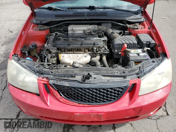 2005 Kia Spectra with VIN KNAFE161455072263, listed as a Copart auction lot 50353204 with 179,957 mi miles and Salvage Title. Bid and sale history available at DreamBid. Image 11.