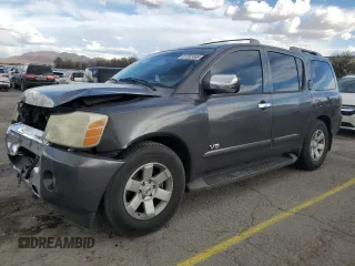 2007 Nissan Armada SE z VIN 5N1AA08A27N716728, wystawiony jako Copart lot #51992465 z przebiegiem 188 711 mil mil oraz Szkoda całkowita • Salvage title. Historia ofert i sprzedaży dostępna na DreamBid. Obrazek 1.