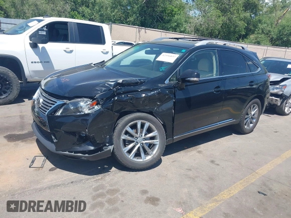 2015 Lexus RX 350 with VIN JTJZK1BA7F2420698, listed as a IAAI auction lot 42356037 with 134,152 mi miles and . Bid and sale history available at DreamBid. Image 2.