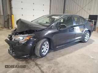 2020 Toyota Corolla LE with VIN JTDEPRAE4LJ091563, listed as a Copart auction lot 50547315 with 48,161 mi miles and Salvage Title. Bid and sale history available at carsss.com. Image 1.