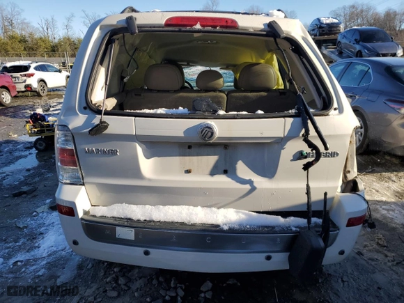 2009 Mercury Mariner Hybrid with VIN 4M2CU29389KJ23325, listed as a Copart auction lot 88465125 with 0 mi miles and Salvage Title. Bid and sale history available at carsss.com. Image 6.