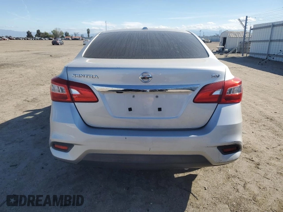 2016 Nissan Sentra SV with VIN 3N1AB7AP8GL653520, listed as a Copart auction lot 50276965 with 117,899 mi miles and Salvage Title. Bid and sale history available at DreamBid. Image 6.