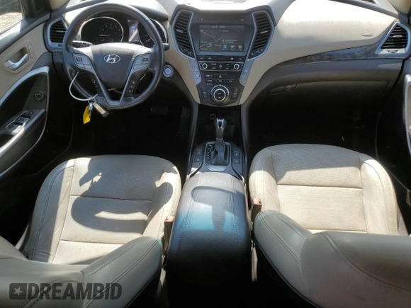 2017 Hyundai Santa Fe Ultimate with VIN 5XYZW4LA9HG458319, listed as a Copart auction lot 62652175 with 128,700 mi miles and Salvage title. Bid and sale history available at DreamBid. Image 8.