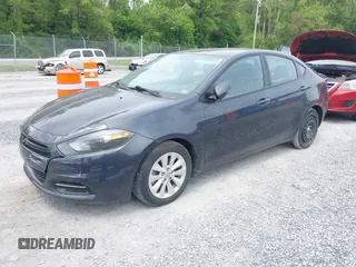 2014 Dodge Dart SXT with VIN 1C3CDFBHXED871595, listed as a IAAI auction lot 42215311 with 99,053 mi miles and . Bid and sale history available at carsss.com. Image 2.