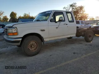 1997 Ford F-250 with VIN 1FTHX25G9VEA95538, listed as a Copart auction lot 80760564 with Not provided miles and Salvage title. Bid and sale history available at DreamBid. Image 1.