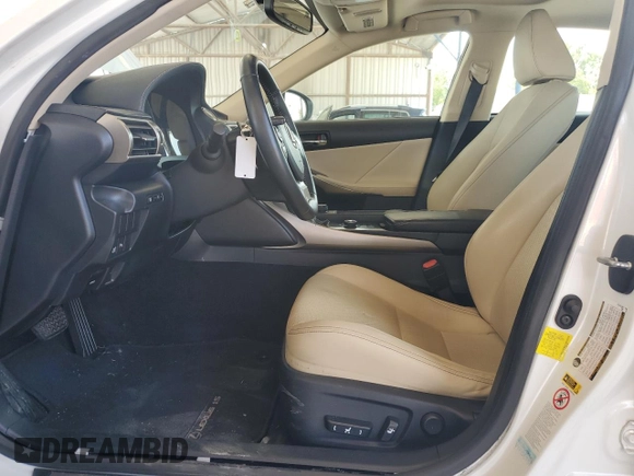 2014 Lexus IS 250 with VIN JTHBF1D23E5003010, listed as a Copart auction lot 63061165 with 88,017 mi miles and Salvage title. Bid and sale history available at DreamBid. Image 7.
