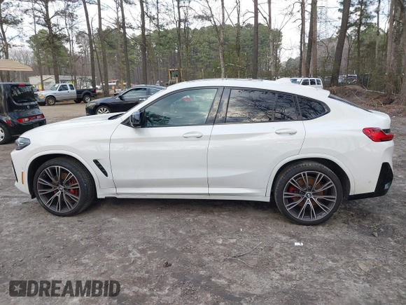 2023 BMW X4 M40i with VIN 5UX43DT02P9T17357, listed as a IAAI auction lot 41683916 with 25,954 mi miles and . Bid and sale history available at DreamBid. Image 13.
